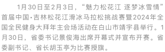 196体育：首届中国•吉林松花江滑冰马拉松挑战赛暨2024年全国全民健身大拜年主会场活动在白山开幕(图2)